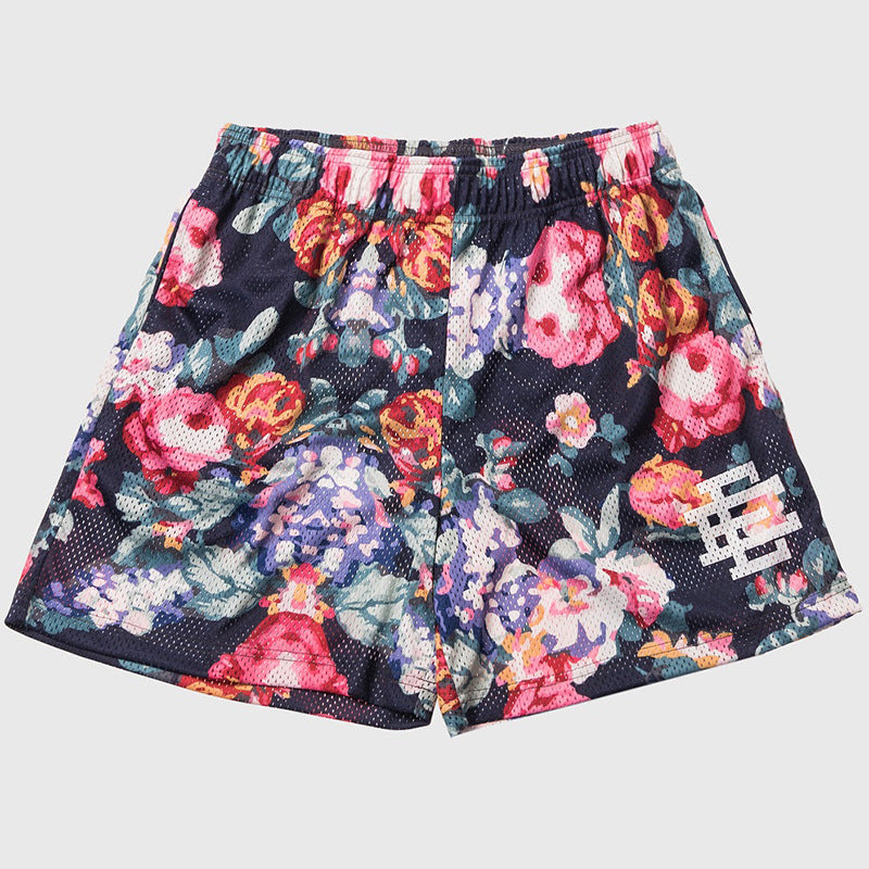 Eric Emanuel EE Shorts Sports and Leisure Mesh Printed Basketball Shorts