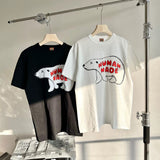 Human Made T-Shirt KAWS Co-Branded T-shirt Slub Cotton Loose Couple