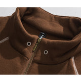Man Fall Winter Outfis Winter Teen Fashion Brand Sports Sweater Men's Casual Stand-up Collar Thermal Top