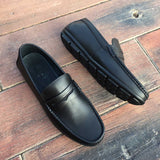 Loafers For Men Men Genuine Leather Shoes Calf Leather Shoes Peas Shoes Soft Sole Shoes