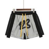 Rrr123 Shorts Mesh 123 Embroidered Loose Casual Shorts