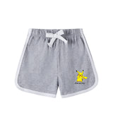 Children Pokemon Pikachu Shorts Baby Skin-Friendly Cotton Children's Shorts