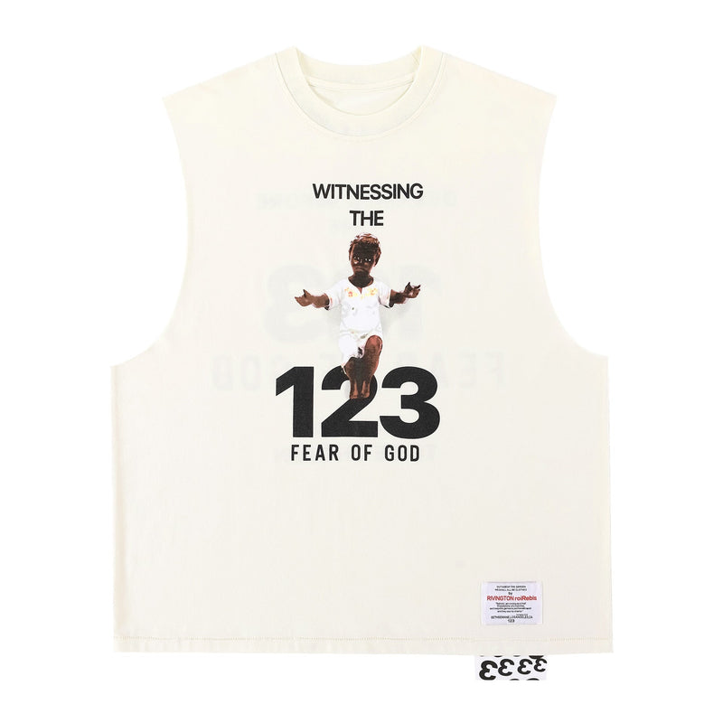 Rrr123 T-Shirt Joint Fog Saint Baby Printed Vest