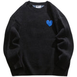 Man Fall Winter Outfis Autumn and Winter round Neck Sweater Men's Loose Couple Casual Knitted Sweater
