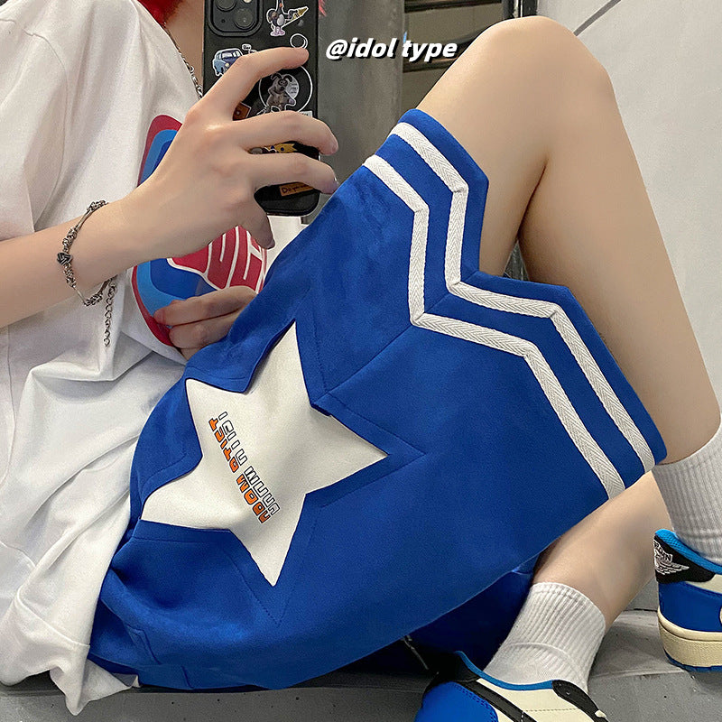 Men Shorts Summer Hong Kong Style Sports Basketball Shorts Men