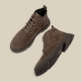 Indo Western Shoes Non-Slip Wear-Resistant Dr. Martens Boots Genuine Leather Men's Snow Boots Men's Workwear Boots