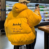 Men's Autumn Winter Coat plus Size Loose Casual Cotton-Padded Clothes