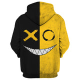 Smiley Face Hoodie Spring and Autumn Smiley Face Digital Printing Leisure Sports