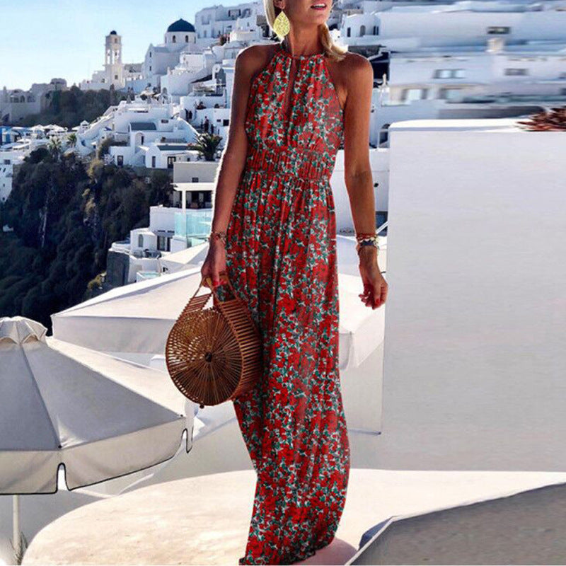 Beth Dutton Bohemian Dress Summer Spring Midi Dresses Party Women's Elegant Spaghetti Straps Sleeveless Backless Hollow Dress