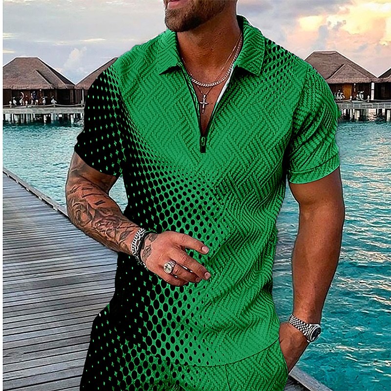 Polo Shirts Men's Polo Shirt Short-Sleeved T-shirt