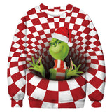 Black Christmas Sweater 3D Printed Christmas Funny Pattern Hooded Sweater