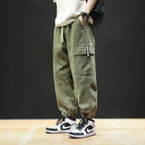 Men Cargo Pants Men's Spring Pure Cotton Casual Pants Sports Pants