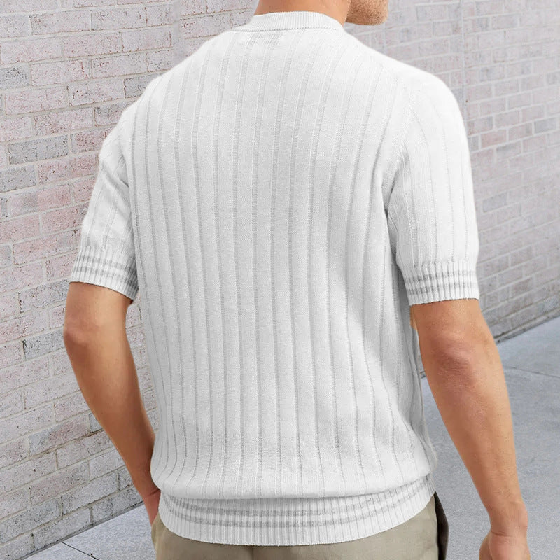 Polo Shirts Men's Polo Shirt Short-Sleeved Sweater Spring and Summer
