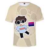 Dreamwastaken Novelty Hoodies Dream Merch Shirt 3D Short Sleeve T-shirt Casual Loose