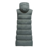 Women Winter Coats Puffer down Vest Autumn and Winter Light Hooded Vest