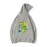 Smiley Face Hoodie Hooded Sweater Men's Large Size Loose Autumn and Winter