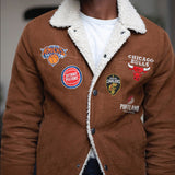 John Dutton Jacket Men's Casual Lapel Print Jacket