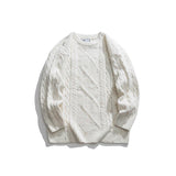 Man Fall Winter Outfis Autumn and Winter round Neck Sweater Men's Casual Idle Style Couple Sweater