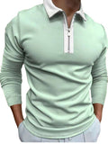 Polo Shirts 2 Autumn Men's T-shirt Long Sleeve Polo Shirt