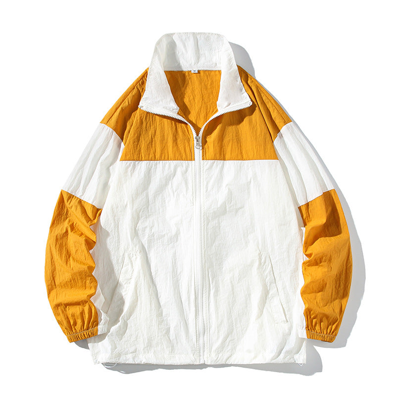 Varsity Jacket Summer Stand-up Collar Jacket