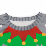 Ugly Christmas Sweater Cartoon Digital Printing Pattern Pullover round Neck Couples Sweater