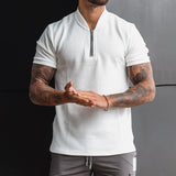 Polo Shirts Summer Polo Shirt Men's Short-Sleeved Men's T-shirt Casual Tight