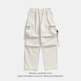 Men Cargo Pants Men's Casual Pants Spring and Summer Loose
