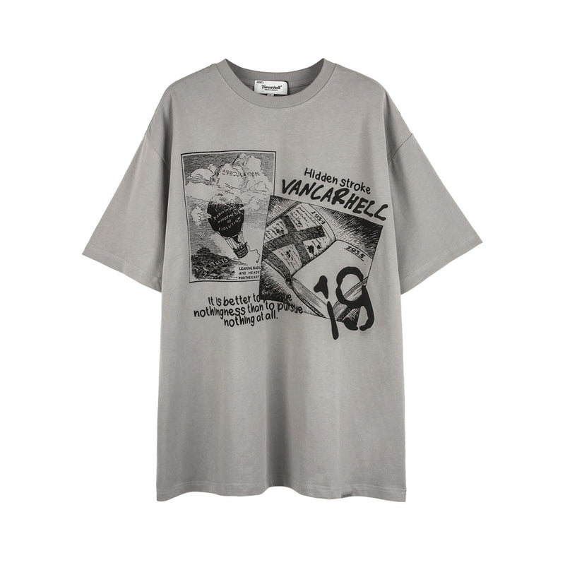 Man Tees Fashion Brand Heavy Short-Sleeved T-shirt