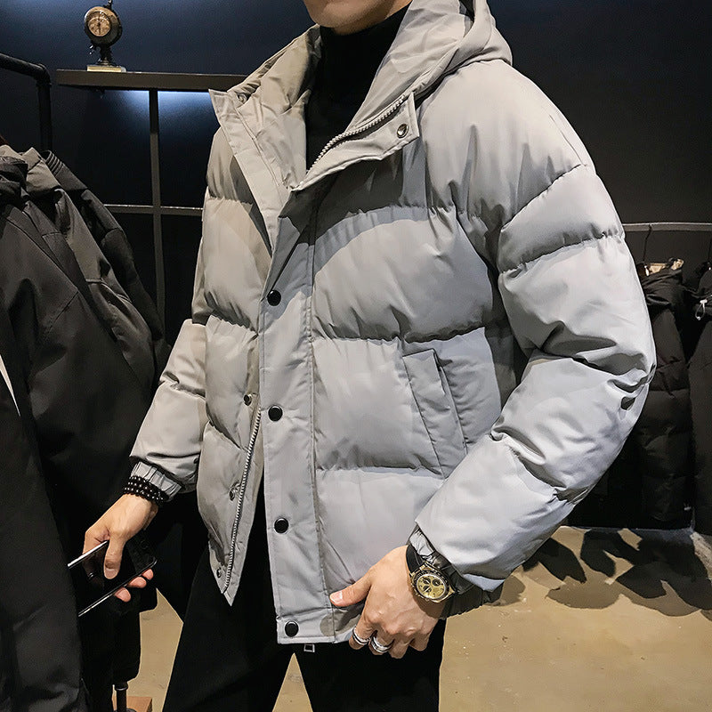 Men's Autumn Winter Coat Hooded Jacket