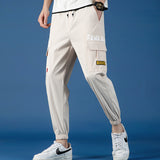 Men Cargo Pants Cotton Overalls Men's Casual Pants Baggy Pants