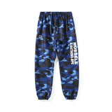 Shark Print Pant Fashion Brand Camouflage Letters Printed Casual Trousers Sweatpants