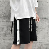 Summer Men Shorts Breasted Shorts Straight Sports Pants