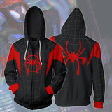 Spider Man Hoodie Black Spider Coat 3D Printing