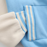 Letterman Jacket Outfit Senior Jackets Varsity Baseball Coat Hooded Jacket Stitching Loose Baseball Uniform Coat