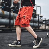 Men Shorts Summer Exercise Shorts Men's Flow Pants Five-Point Casual Pants