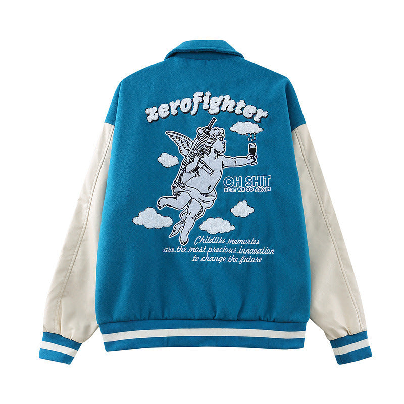 Varsity Jacket Embroidered Baseball Uniform