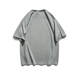 Summer Cartoon Animal Kitten Printed Short-Sleeved T-shirt Male Young Couple Tee round Neck