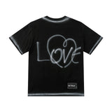 We11done T Shirt Summer Loose Men's and Women's round Neck Short Sleeve Cotton