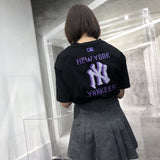 Yankees Printed Couple's Short-Sleeved T-shirt Men's and Women's Printed