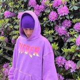 Justin Bieber Justice World Tour Hoodie Purpose Tour Loose Casual Purple Hoodie Sweater