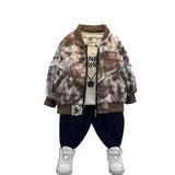 Toddler Boys Jackets Baby Coat Spring and Autumn Baseball Uniform Boys