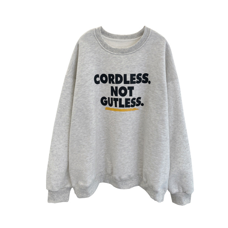 Diana Harvard Sweatshirt Brushed Hoody Crew Neck