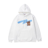 Man Fall Winter Outfis Winter Fashion Brand Cartoon Printed Hoodie Hip Hop Loose Top
