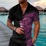 Polo Shirts Summer Men's Casual Short-Sleeved T-shirt Polo Shirt