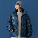 Men's Autumn Winter Coat Stand Collar Loose Short Cotton Jacket