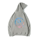 Smiley Face Hoodie Hooded Sweater Men Graffiti Coat Hoodie