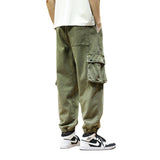 Men Cargo Pants Overalls Men's Spring Loose Casual Pants Men