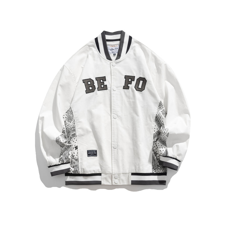 Letterman Jacket Outfit Senior Jackets Varsity Baseball Coat Jacket Men's Loose Couple Wear