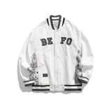 Letterman Jacket Outfit Senior Jackets Varsity Baseball Coat Jacket Men's Loose Couple Wear