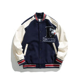 Letterman Jacket Outfit Senior Jackets Varsity Baseball Coat Men's Spring and Autumn Jacket Top